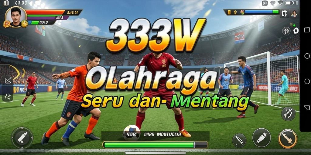 Tampilan gameplay seru dari olahraga menegangkan di 333V.