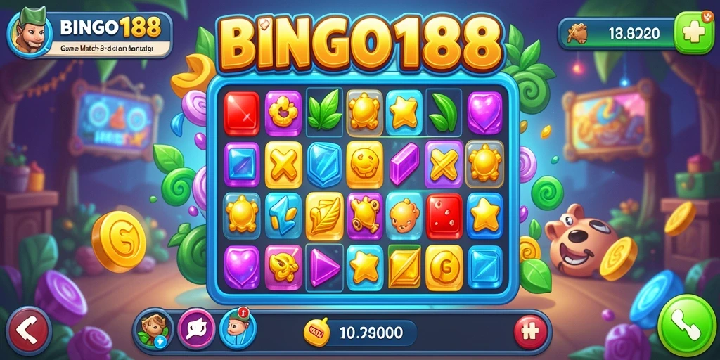 Tangkapan layar gameplay BINGO188 yang penuh warna dan tantangan.