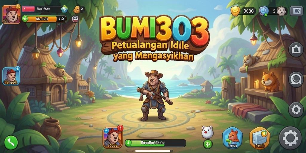 Menampilkan gameplay menarik dan sistem otomatis dalam BUMI303.