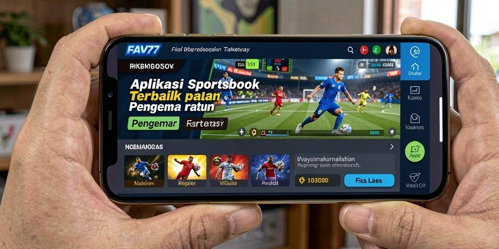 Tampilan menarik dari aplikasi Sportsbook FAV77.