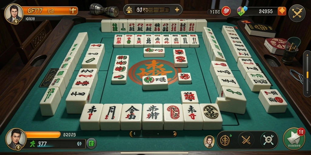 Tampilan permainan Mahjong yang menarik dan menantang di GF777.