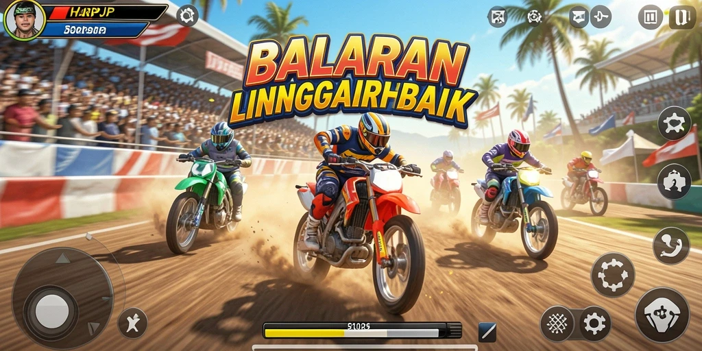 Tampilan gameplay HARAPJP yang menegangkan dan penuh aksi.