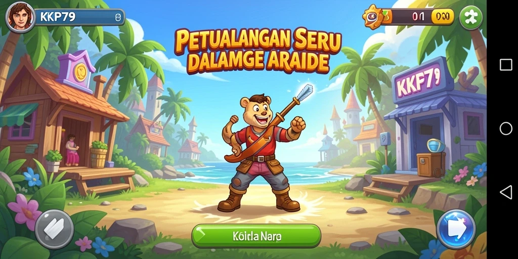 Tampilan gameplay seru dari KPK79 dengan tantangan menarik.