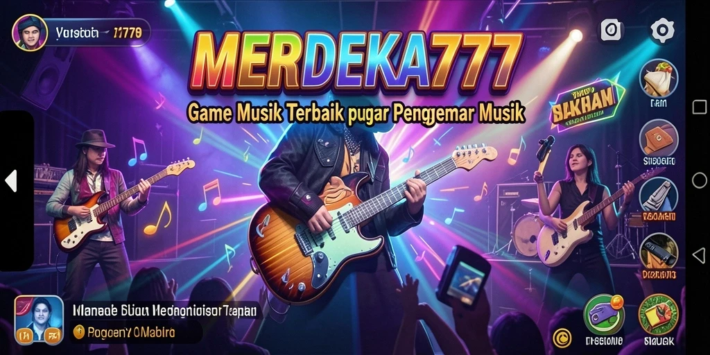 Tampilan gameplay MERDEKA777 yang penuh warna dan interaktif.
