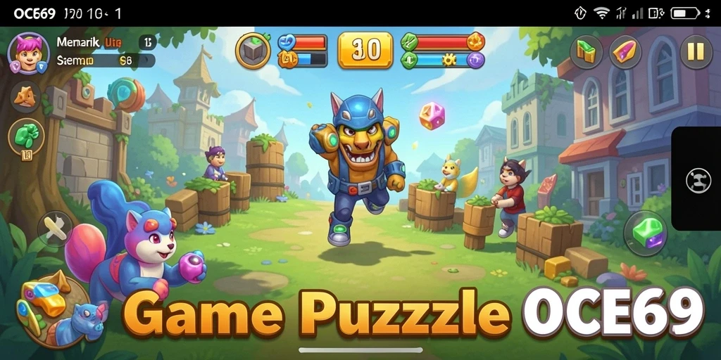 Tampilan gameplay OCE69 yang menantang dan menarik.