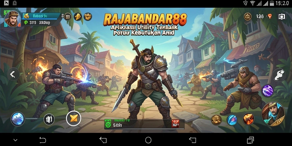 Tampilan antarmuka pengguna RAJABANDAR88 yang intuitif dan praktis.