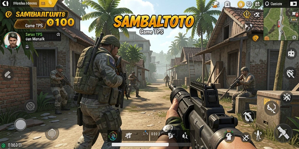 Gameplay seru dalam SAMBALTOTO dengan aksi TPS yang mendebarkan.