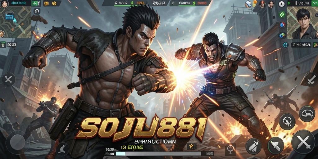 Gameplay menegangkan dalam SOJU88 ditampilkan dengan grafis yang memukau.