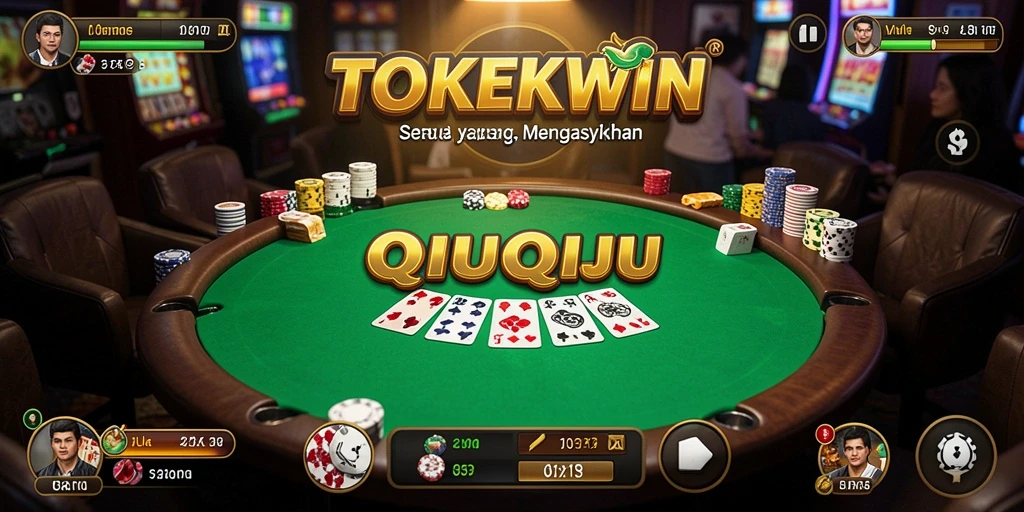 Screenshot gameplay TOKEKWIN yang penuh aksi QiuQiu.