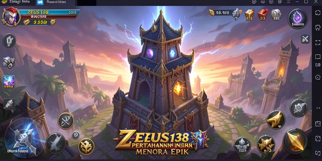 Gameplay menara pertahanan yang mendebarkan di ZEUS138.